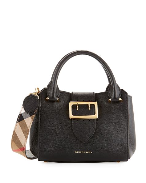 burberry small buckle satchel|Burberry medium top handle tote.